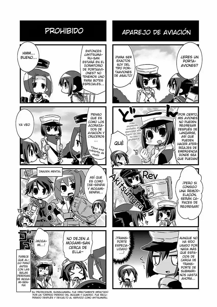 Kantai Collection 4-koma Comic: Fubuki- Ganbarimasu! (2013) - Capítulo 33 - Página 5 - LectorTMOo