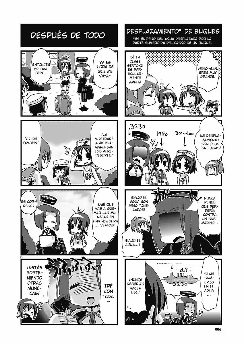Kantai Collection 4-koma Comic: Fubuki- Ganbarimasu! (2013) - Capítulo 33 - Página 6 - LectorTMOo