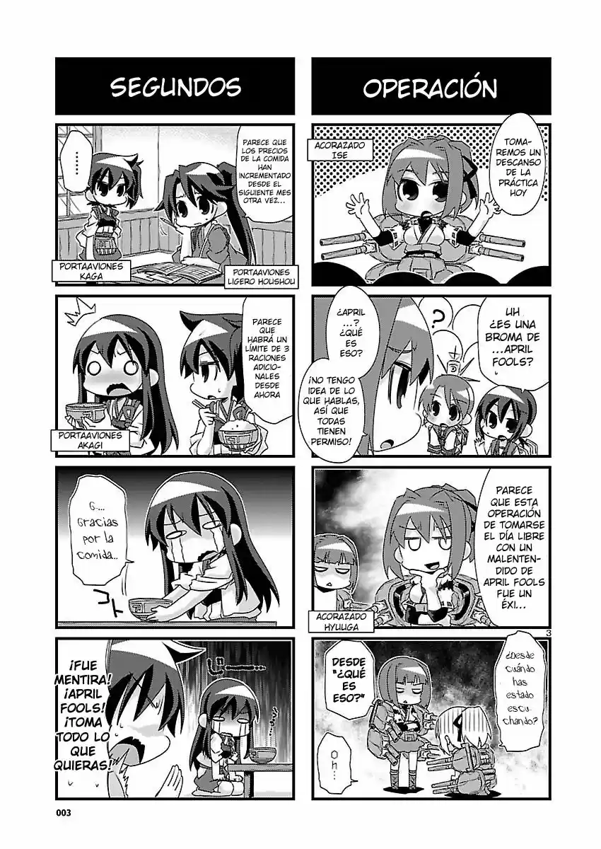 Kantai Collection 4-koma Comic: Fubuki- Ganbarimasu! (2013) - Capítulo 34 - Página 3 - LectorTMOo