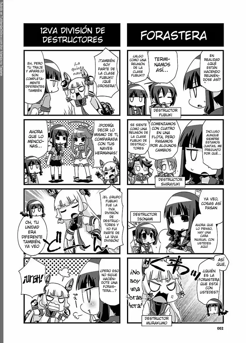 Kantai Collection 4-koma Comic: Fubuki- Ganbarimasu! (2013) - Capítulo 37 - Página 2 - LectorTMOo