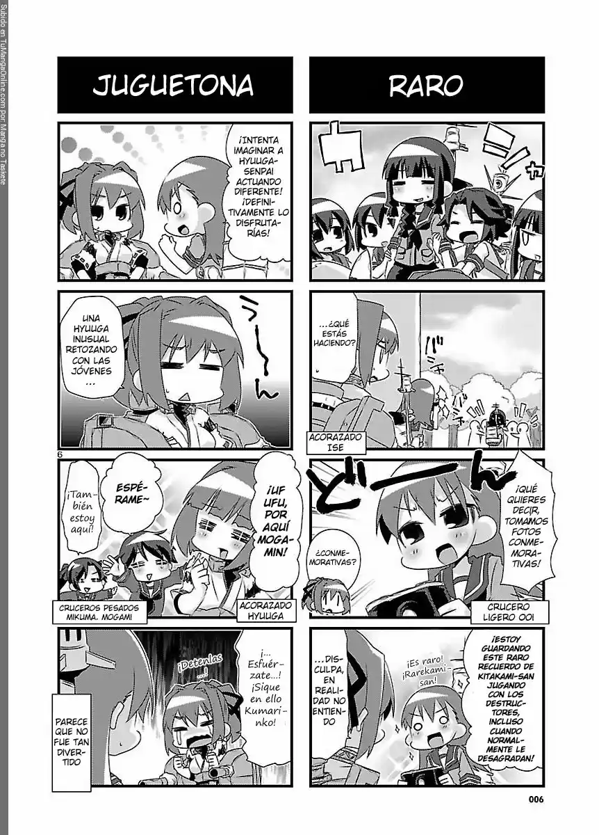 Kantai Collection 4-koma Comic: Fubuki- Ganbarimasu! (2013) - Capítulo 37 - Página 6 - LectorTMOo