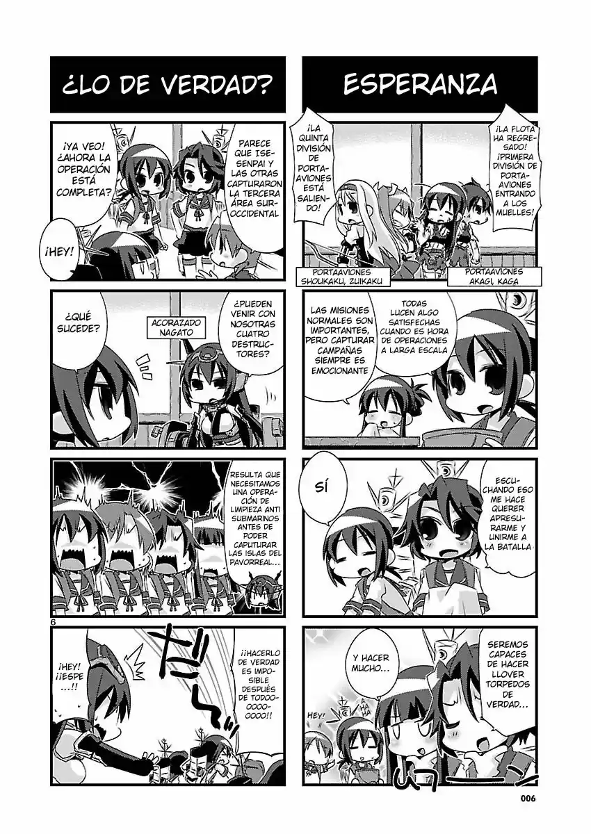 Kantai Collection 4-koma Comic: Fubuki- Ganbarimasu! (2013) - Capítulo 40 - Página 6 - LectorTMOo