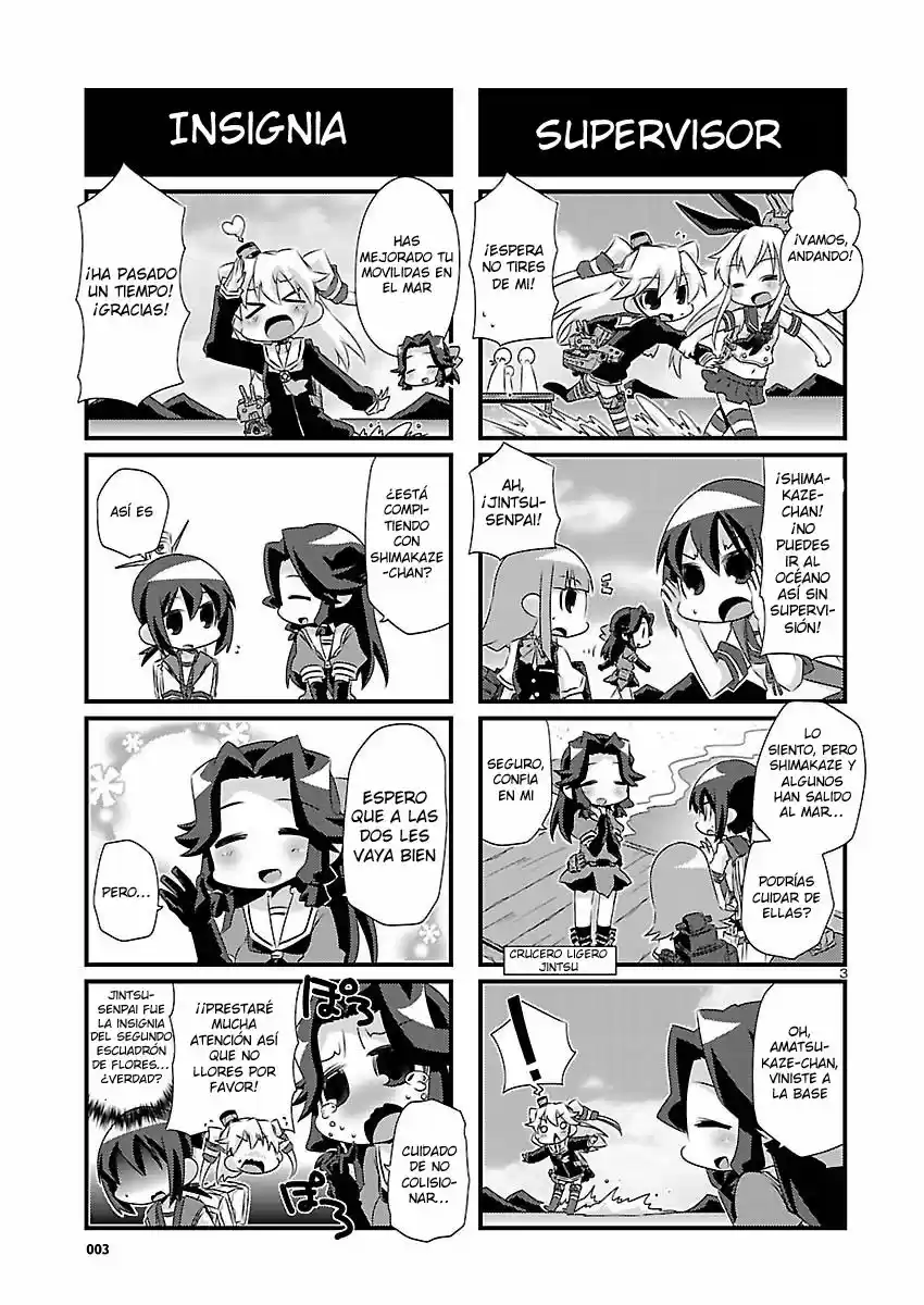 Kantai Collection 4-koma Comic: Fubuki- Ganbarimasu! (2013) - Capítulo 42 - Página 3 - LectorTMOo