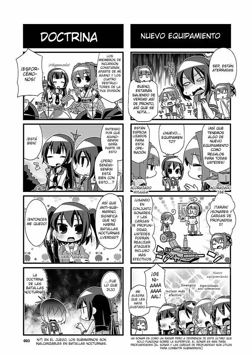 Kantai Collection 4-koma Comic: Fubuki- Ganbarimasu! (2013) - Capítulo 43 - Página 3 - LectorTMOo