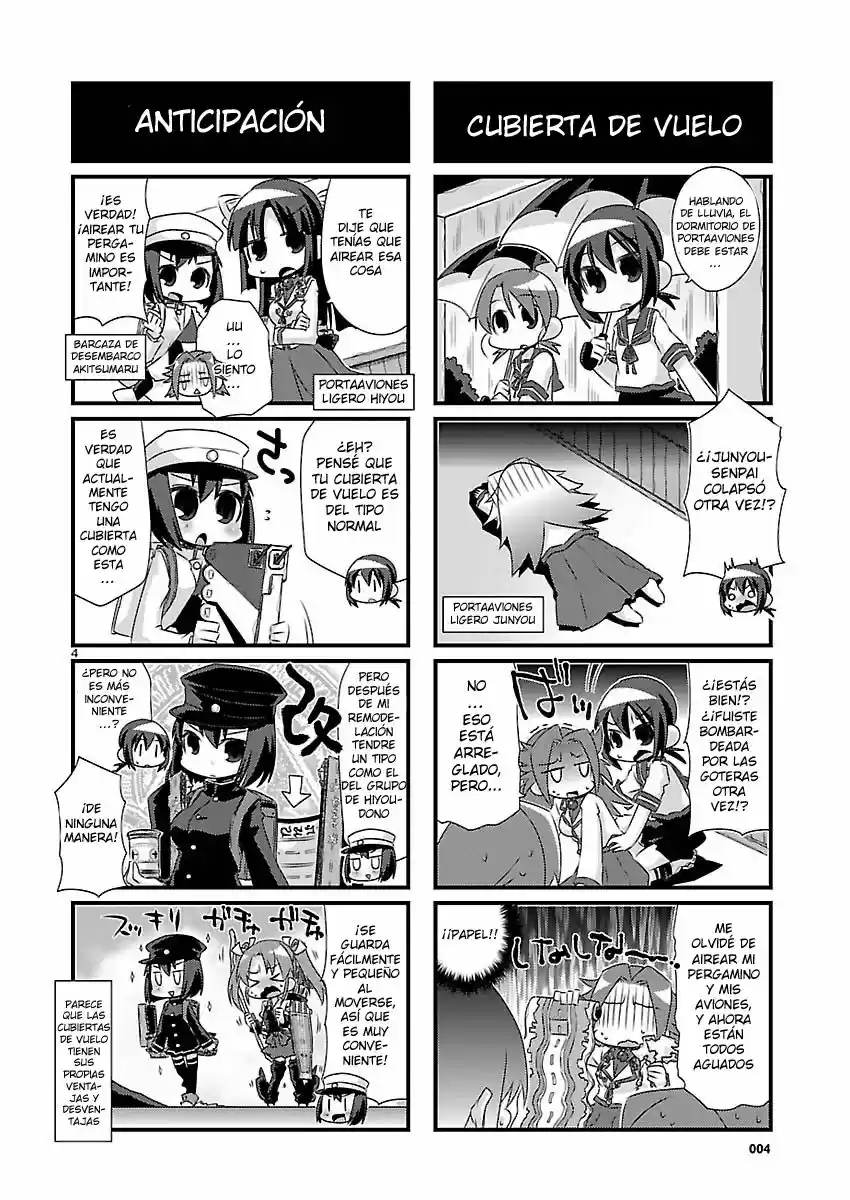 Kantai Collection 4-koma Comic: Fubuki- Ganbarimasu! (2013) - Capítulo 44 - Página 4 - LectorTMOo