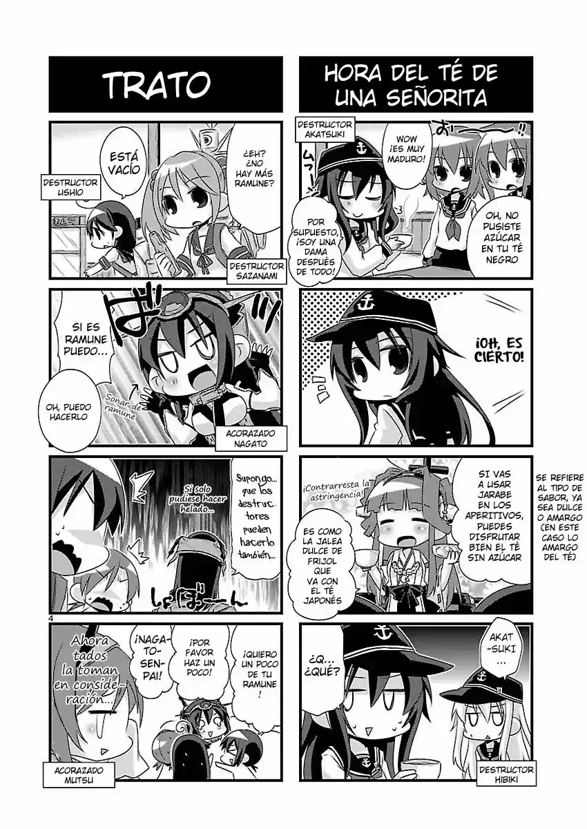 Kantai Collection 4-koma Comic: Fubuki- Ganbarimasu! (2013) - Capítulo 45 - Página 4 - LectorTMOo