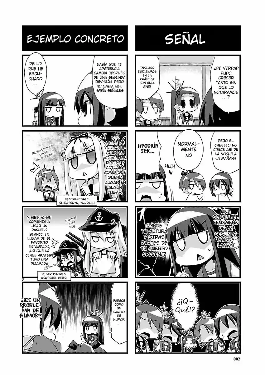 Kantai Collection 4-koma Comic: Fubuki- Ganbarimasu! (2013) - Capítulo 46 - Página 2 - LectorTMOo