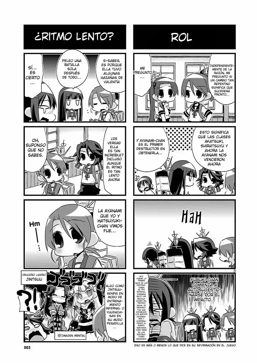 Kantai Collection 4-koma Comic: Fubuki- Ganbarimasu! (2013) - Capítulo 46 - Página 3 - LectorTMOo