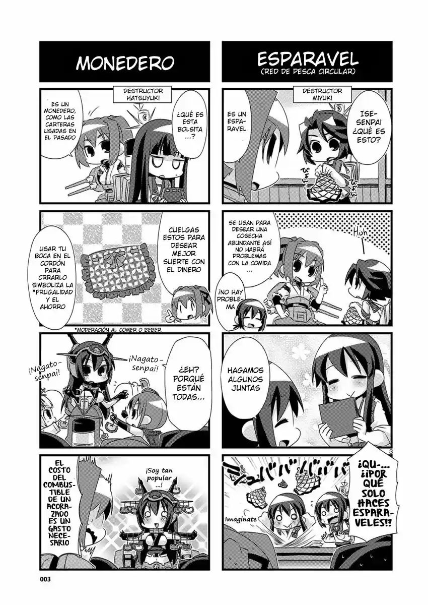 Kantai Collection 4-koma Comic: Fubuki- Ganbarimasu! (2013) - Capítulo 47 - Página 3 - LectorTMOo