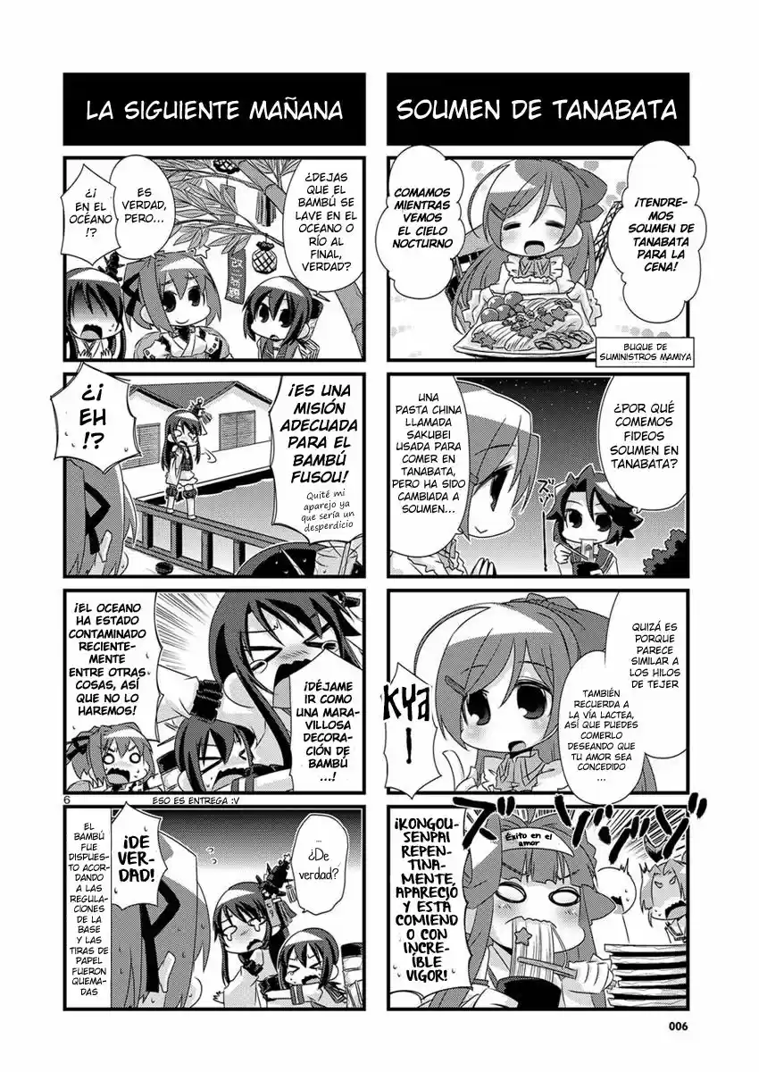 Kantai Collection 4-koma Comic: Fubuki- Ganbarimasu! (2013) - Capítulo 47 - Página 6 - LectorTMOo