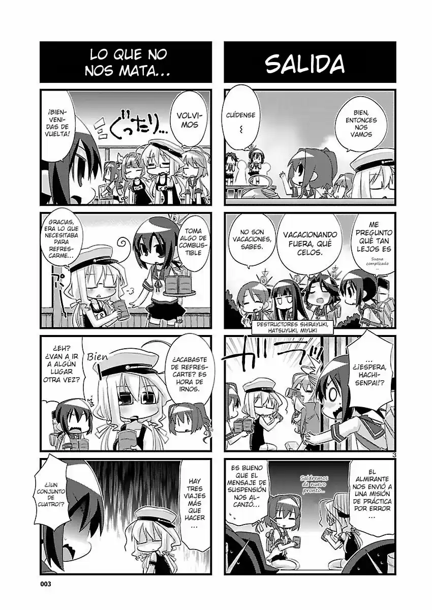 Kantai Collection 4-koma Comic: Fubuki- Ganbarimasu! (2013) - Capítulo 48 - Página 3 - LectorTMOo