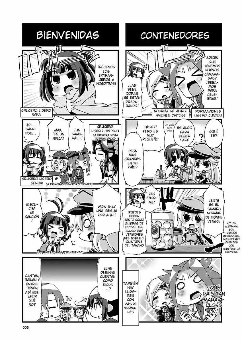 Kantai Collection 4-koma Comic: Fubuki- Ganbarimasu! (2013) - Capítulo 49 - Página 5 - LectorTMOo