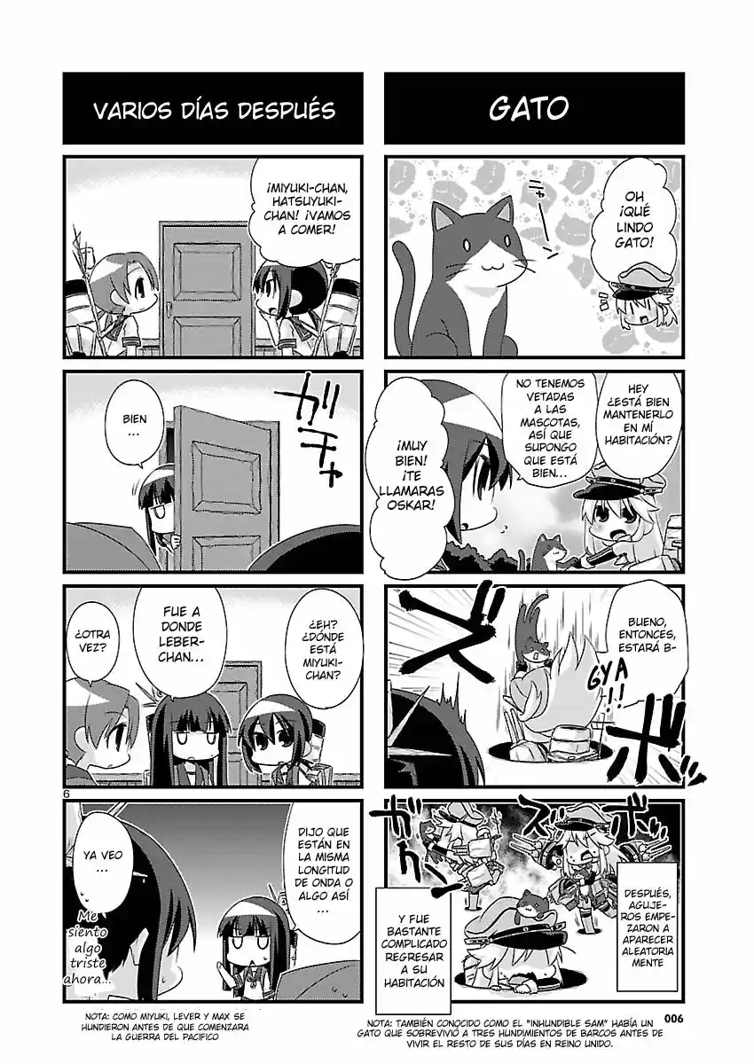 Kantai Collection 4-koma Comic: Fubuki- Ganbarimasu! (2013) - Capítulo 49 - Página 6 - LectorTMOo
