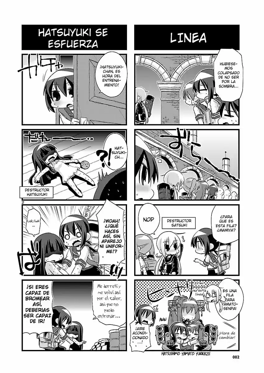Kantai Collection 4-koma Comic: Fubuki- Ganbarimasu! (2013) - Capítulo 50 - Página 2 - LectorTMOo