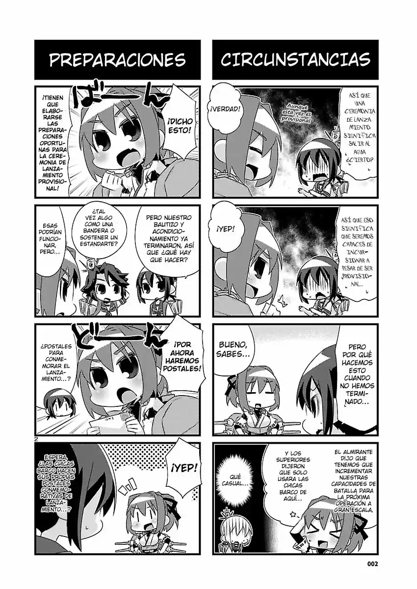 Kantai Collection 4-koma Comic: Fubuki- Ganbarimasu! (2013) - Capítulo 52 - Página 2 - LectorTMOo