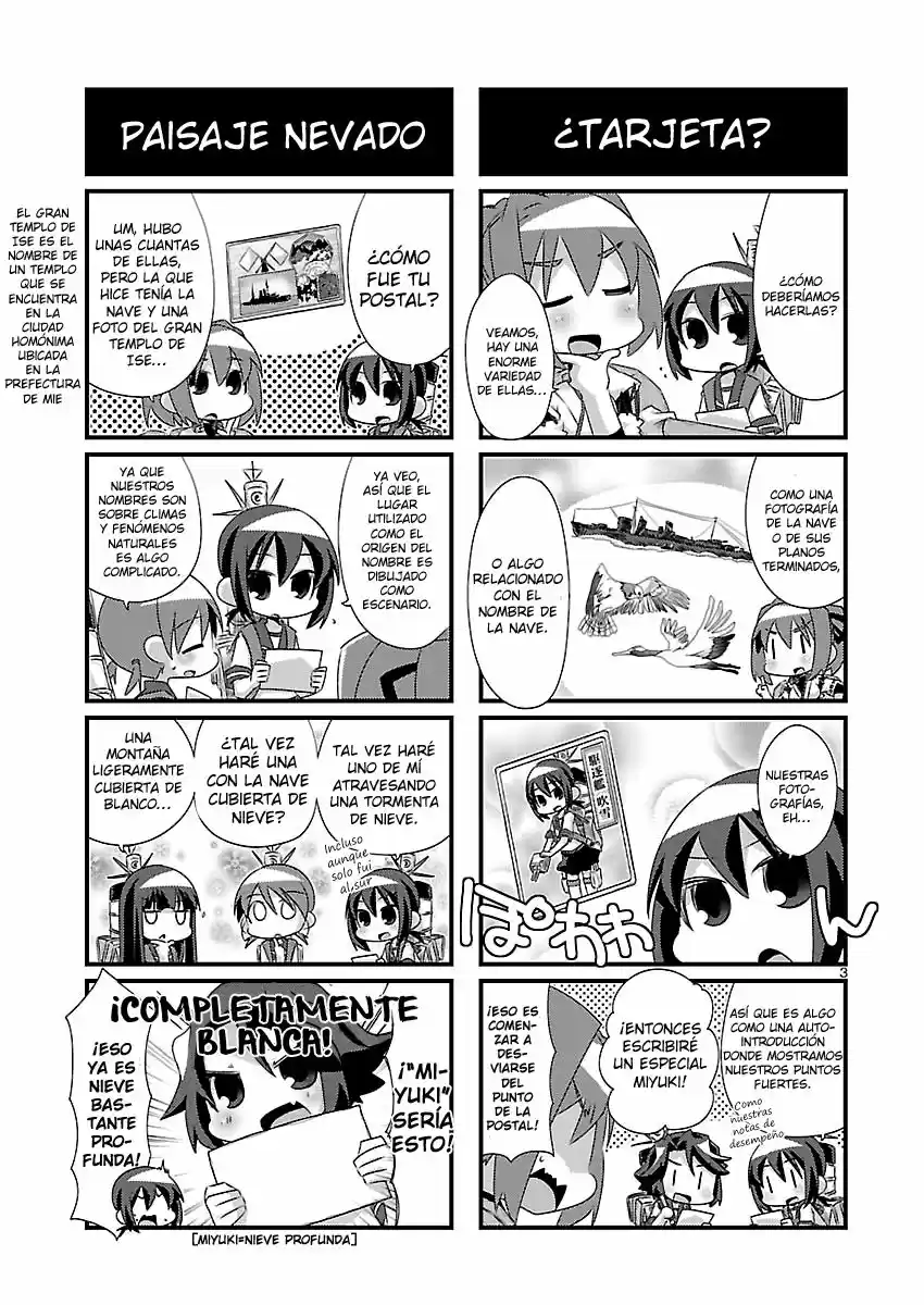 Kantai Collection 4-koma Comic: Fubuki- Ganbarimasu! (2013) - Capítulo 52 - Página 3 - LectorTMOo