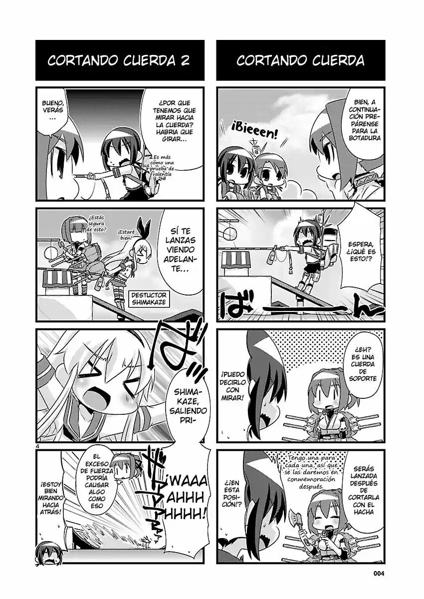 Kantai Collection 4-koma Comic: Fubuki- Ganbarimasu! (2013) - Capítulo 53 - Página 4 - LectorTMOo
