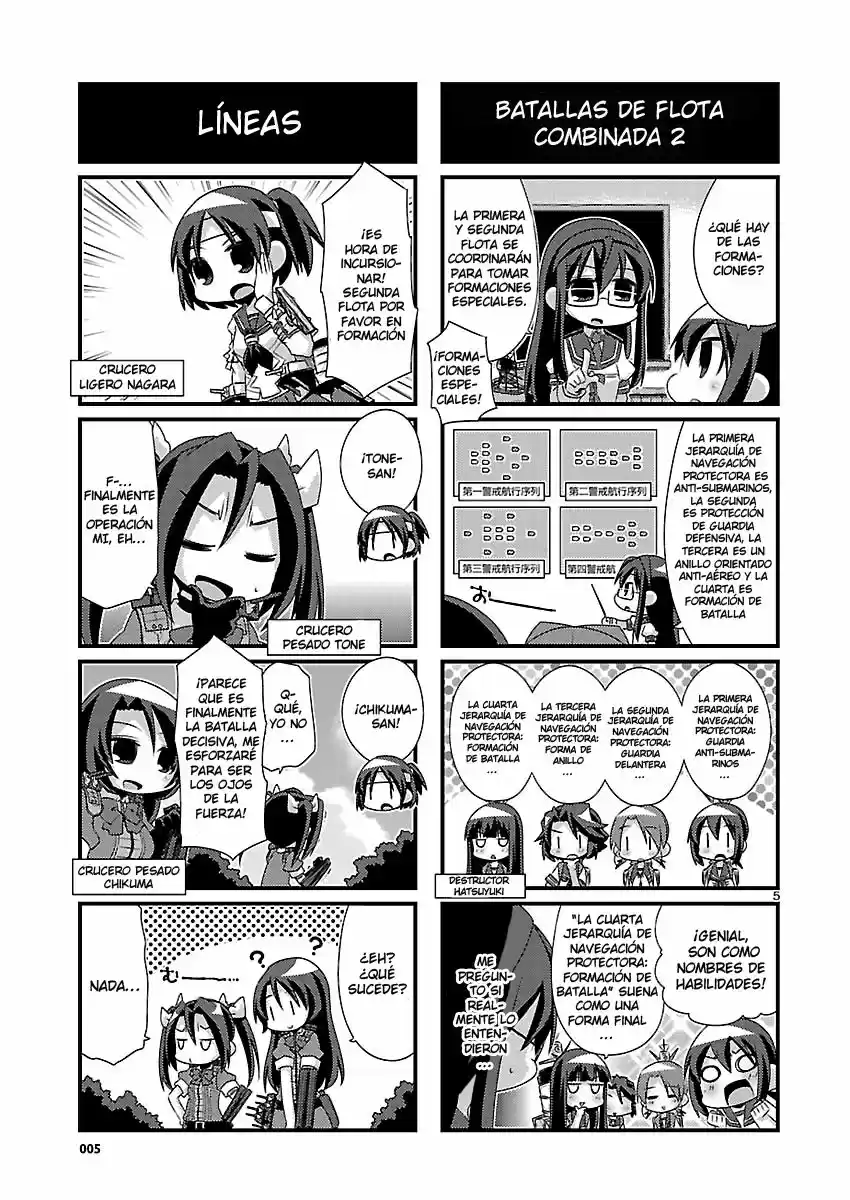 Kantai Collection 4-koma Comic: Fubuki- Ganbarimasu! (2013) - Capítulo 55 - Página 5 - LectorTMOo