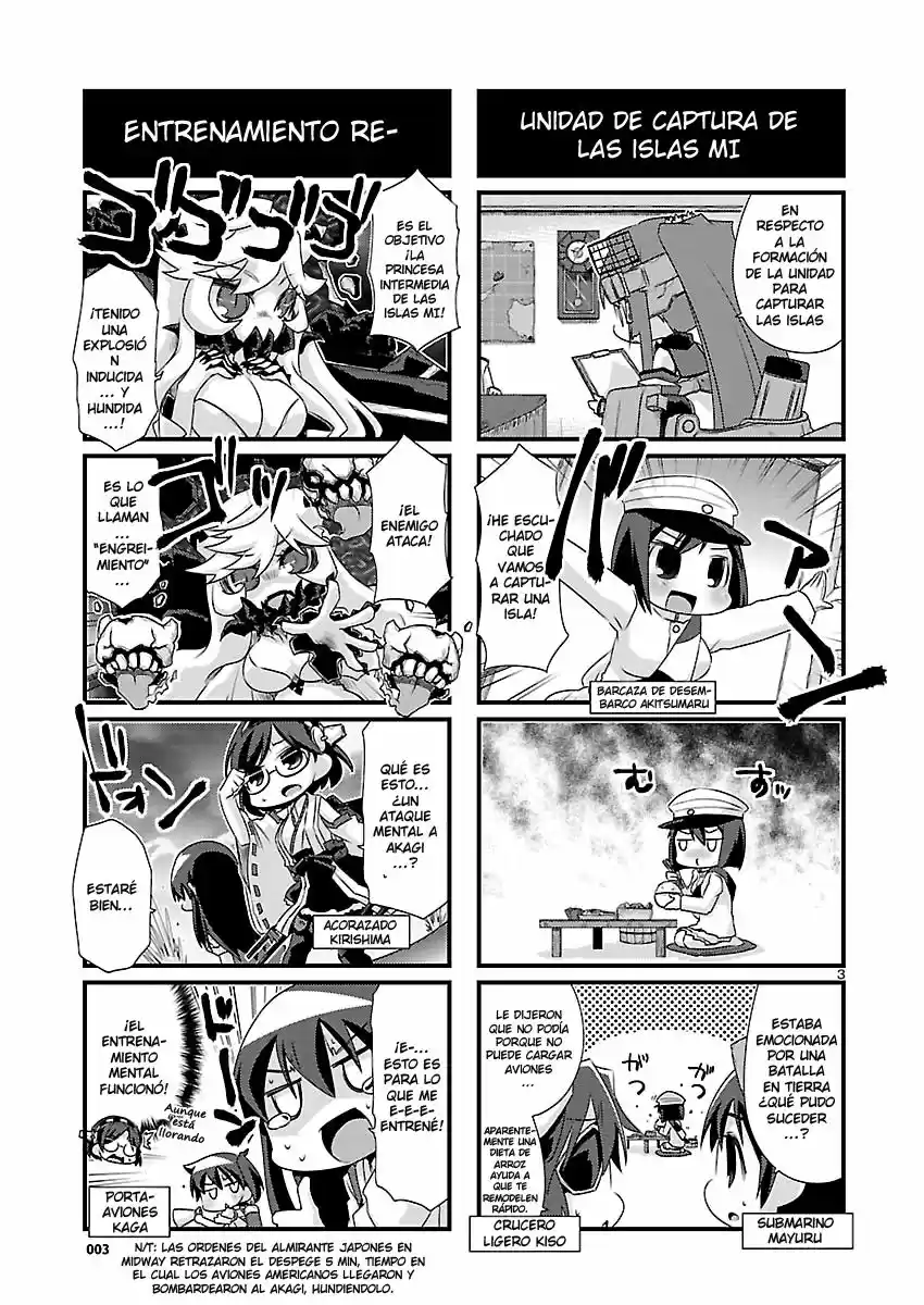 Kantai Collection 4-koma Comic: Fubuki- Ganbarimasu! (2013) - Capítulo 56 - Página 3 - LectorTMOo