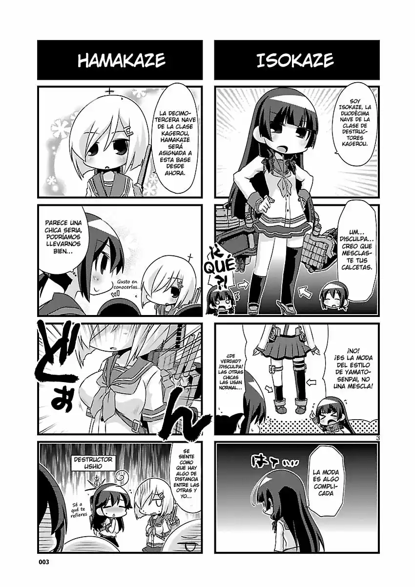 Kantai Collection 4-koma Comic: Fubuki- Ganbarimasu! (2013) - Capítulo 57 - Página 3 - LectorTMOo