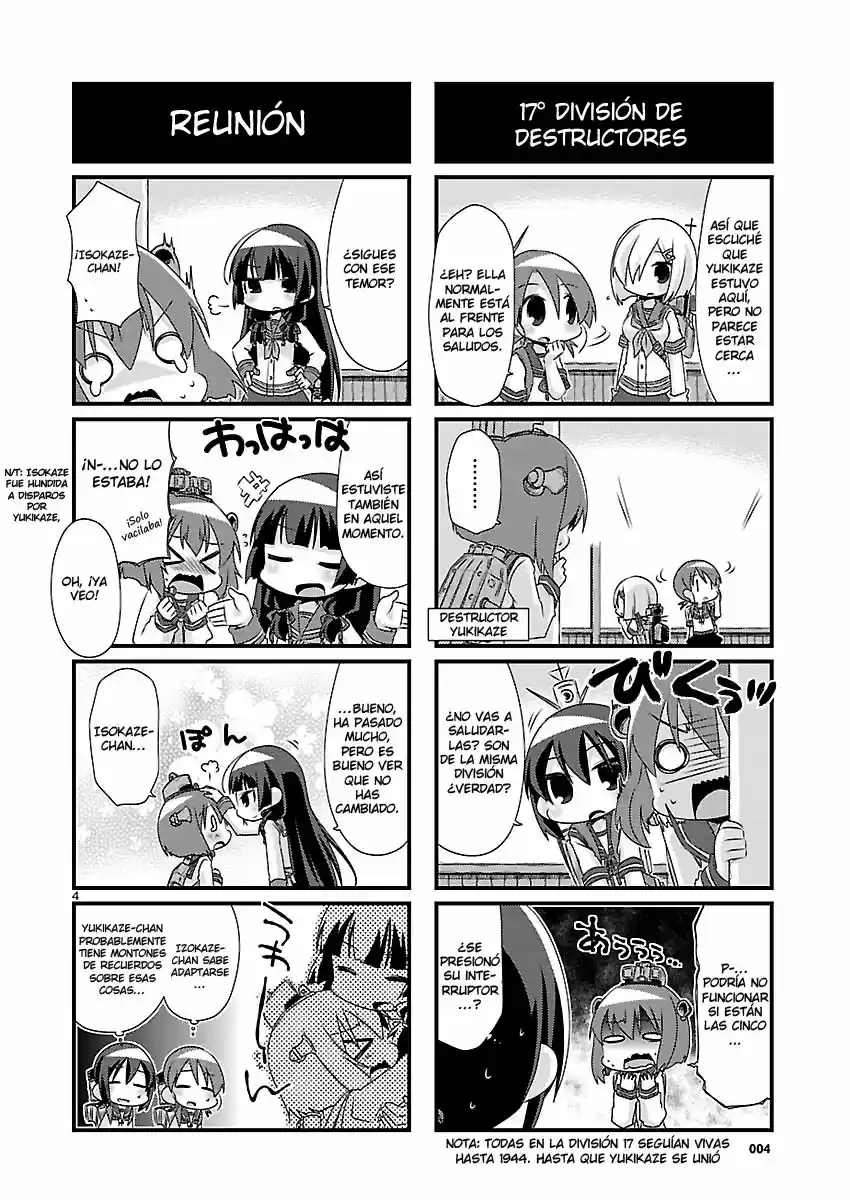 Kantai Collection 4-koma Comic: Fubuki- Ganbarimasu! (2013) - Capítulo 57 - Página 4 - LectorTMOo