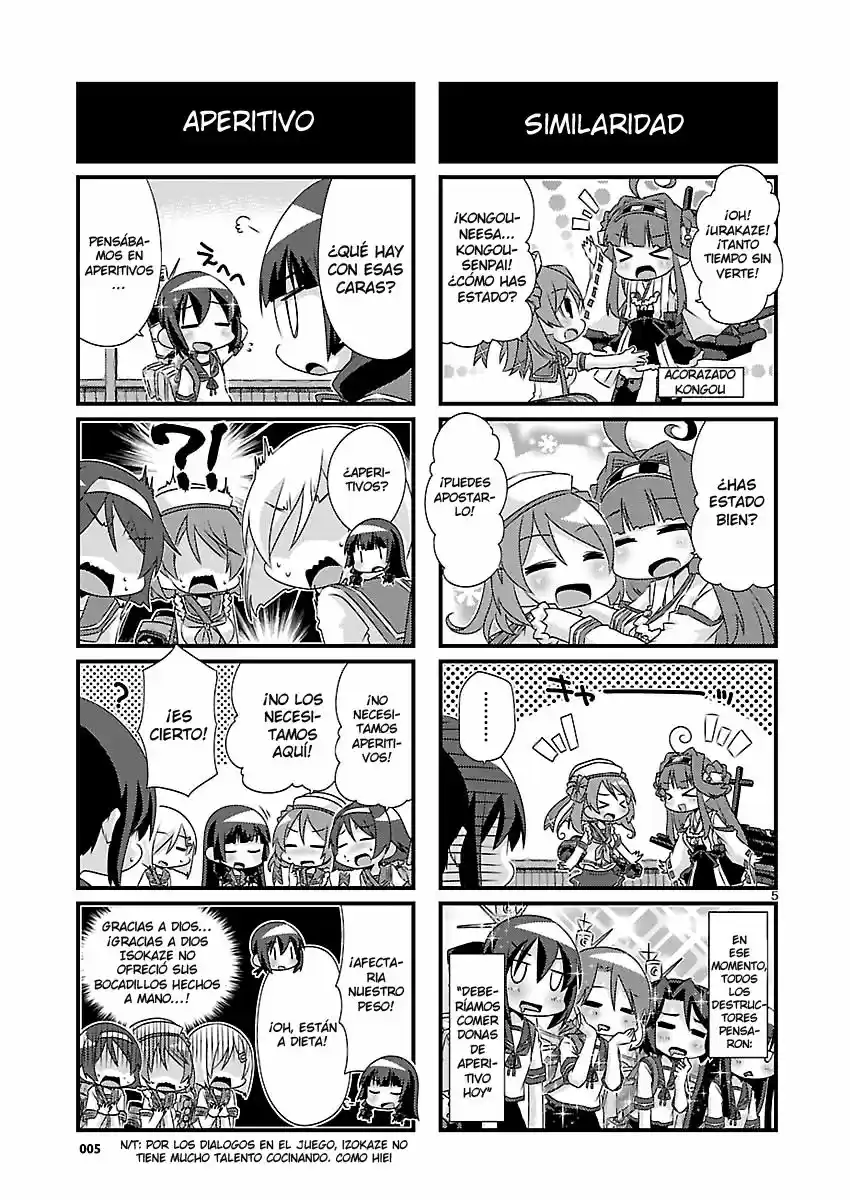 Kantai Collection 4-koma Comic: Fubuki- Ganbarimasu! (2013) - Capítulo 57 - Página 5 - LectorTMOo
