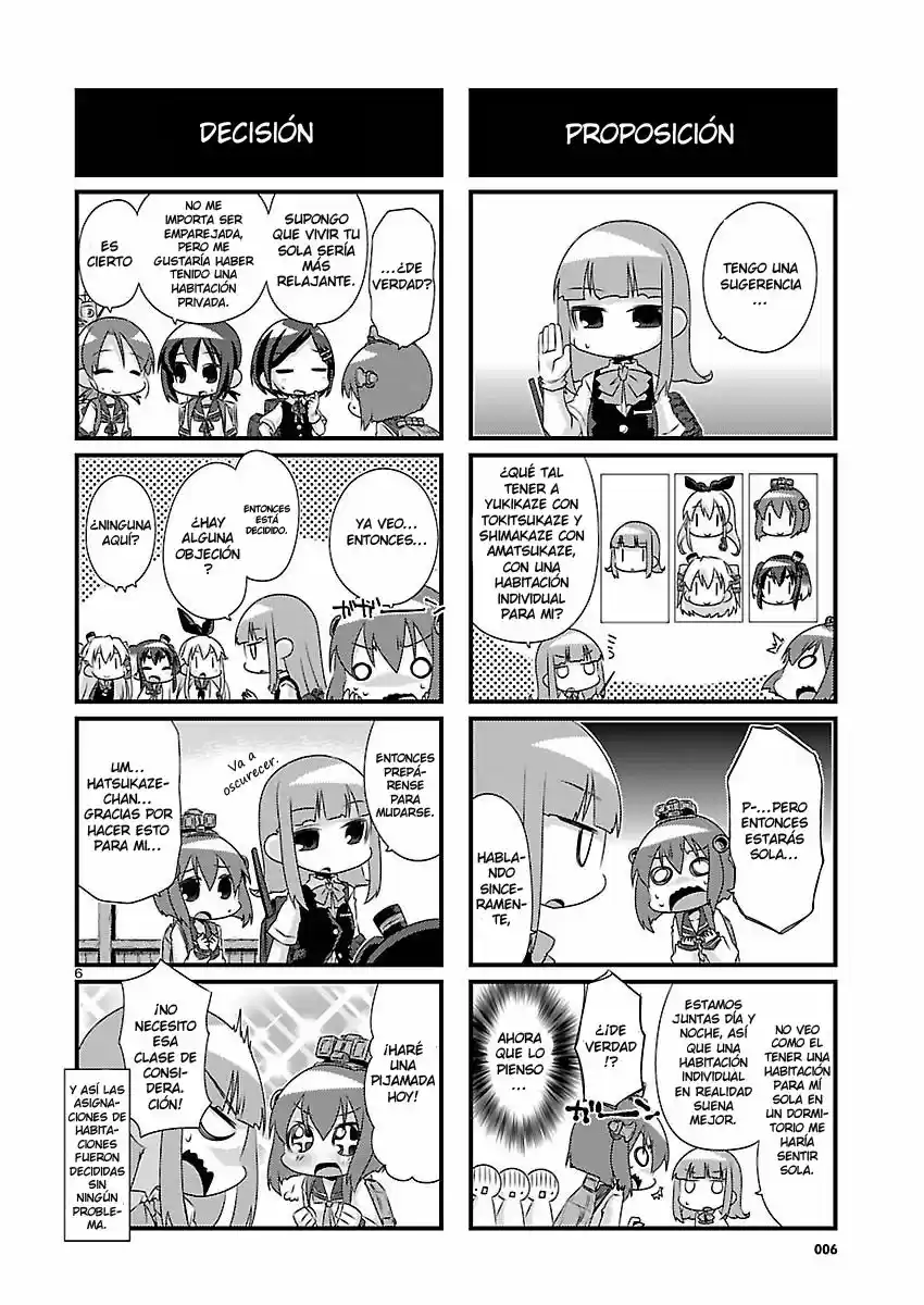 Kantai Collection 4-koma Comic: Fubuki- Ganbarimasu! (2013) - Capítulo 58 - Página 6 - LectorTMOo