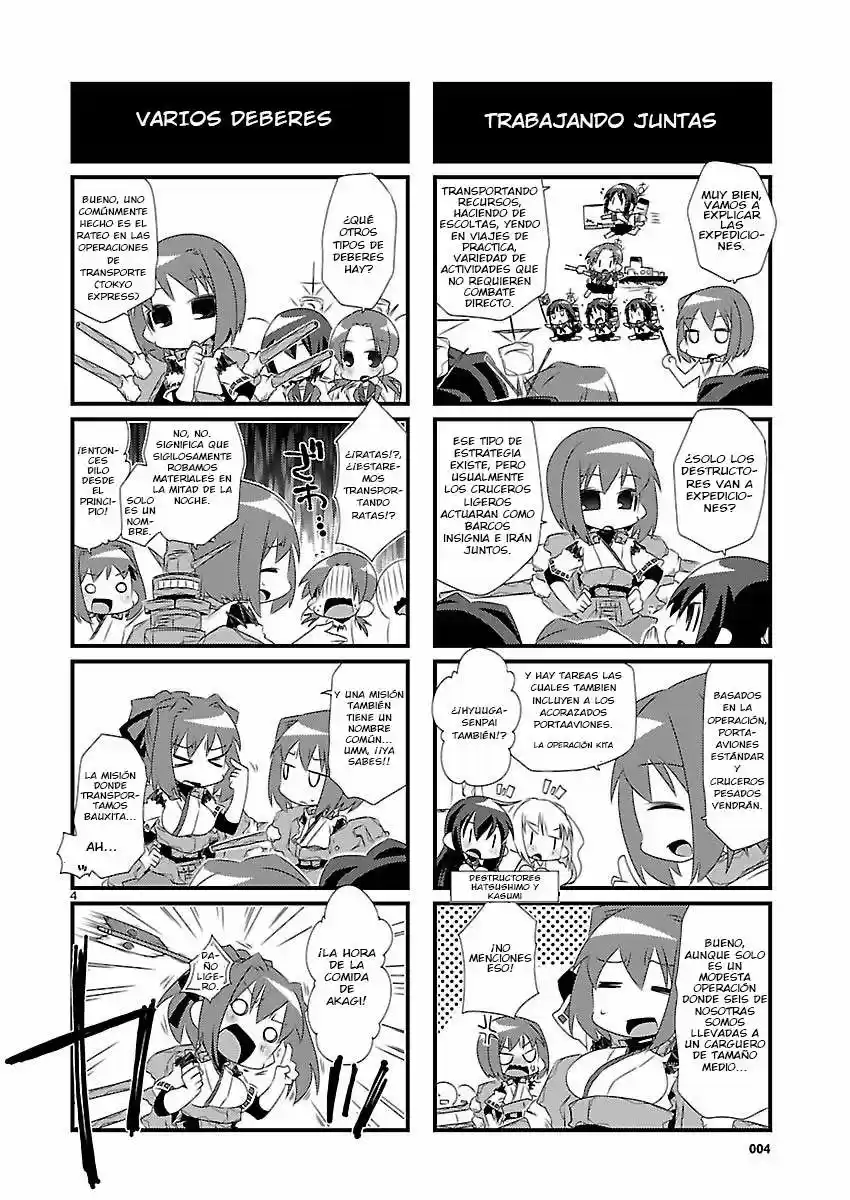 Kantai Collection 4-koma Comic: Fubuki- Ganbarimasu! (2013) - Capítulo 6 - Página 4 - LectorTMOo