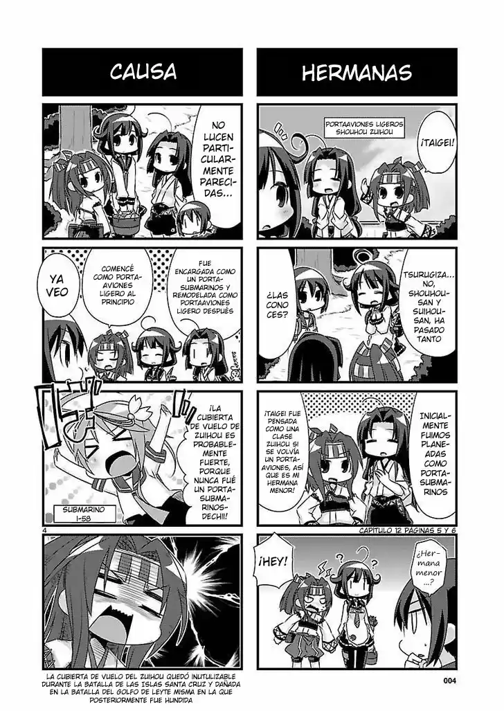 Kantai Collection 4-koma Comic: Fubuki- Ganbarimasu! (2013) - Capítulo 63 - Página 4 - LectorTMOo