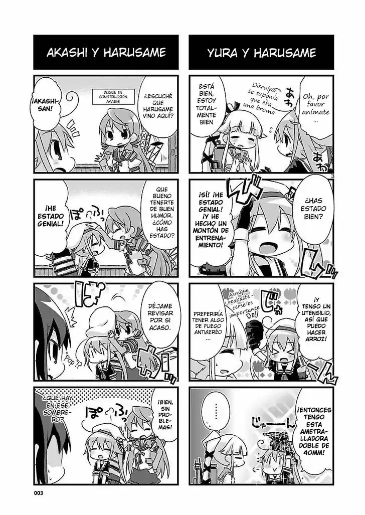 Kantai Collection 4-koma Comic: Fubuki- Ganbarimasu! (2013) - Capítulo 64 - Página 3 - LectorTMOo