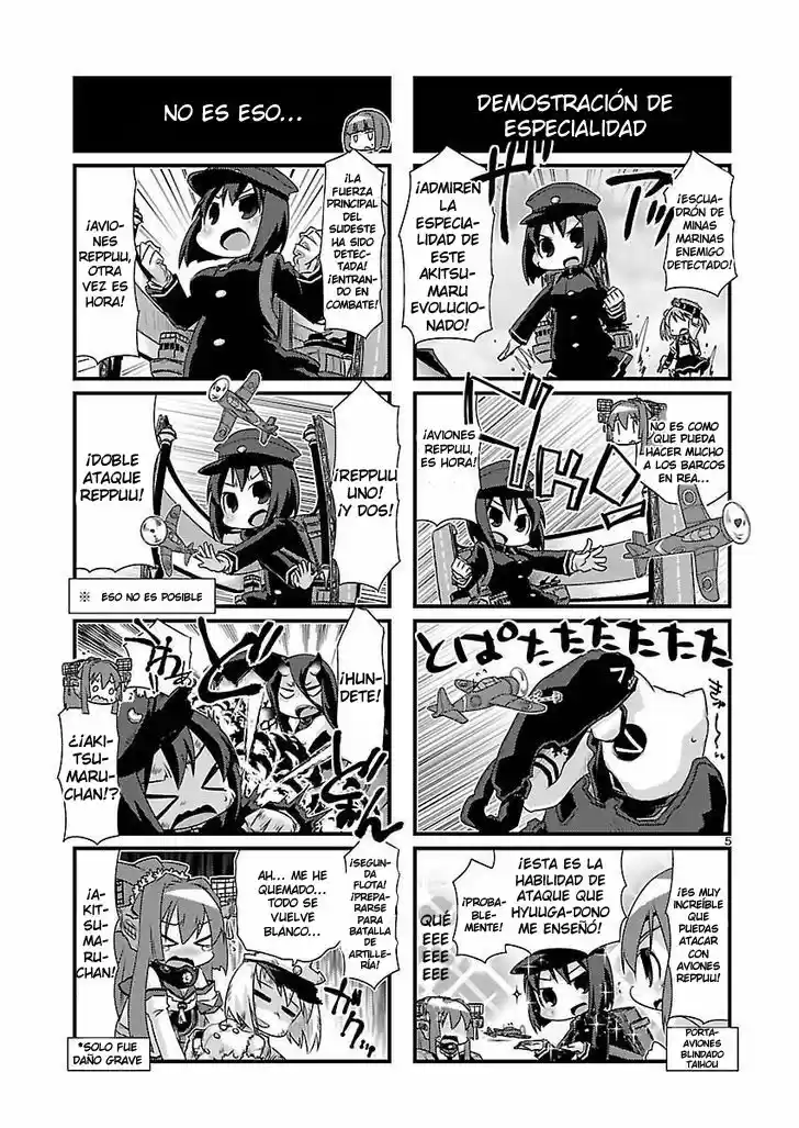 Kantai Collection 4-koma Comic: Fubuki- Ganbarimasu! (2013) - Capítulo 65 - Página 5 - LectorTMOo