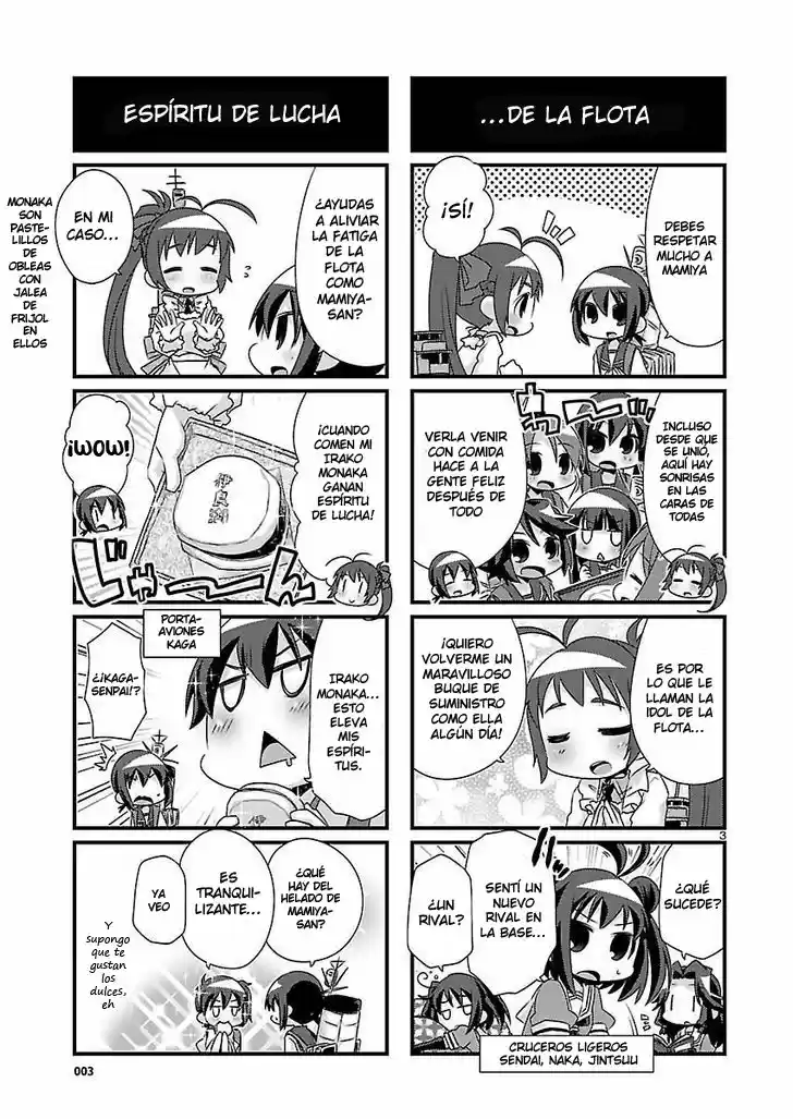 Kantai Collection 4-koma Comic: Fubuki- Ganbarimasu! (2013) - Capítulo 66 - Página 3 - LectorTMOo