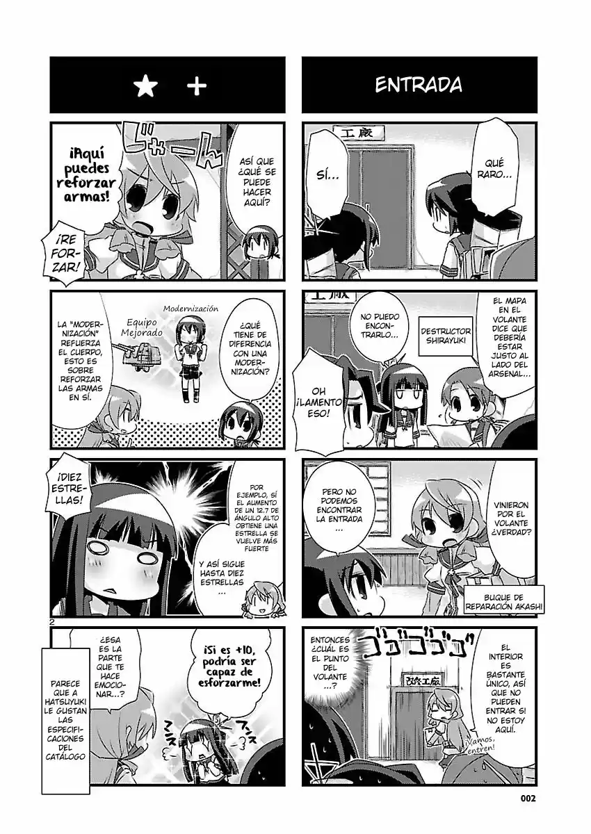 Kantai Collection 4-koma Comic: Fubuki- Ganbarimasu! (2013) - Capítulo 69 - Página 2 - LectorTMOo