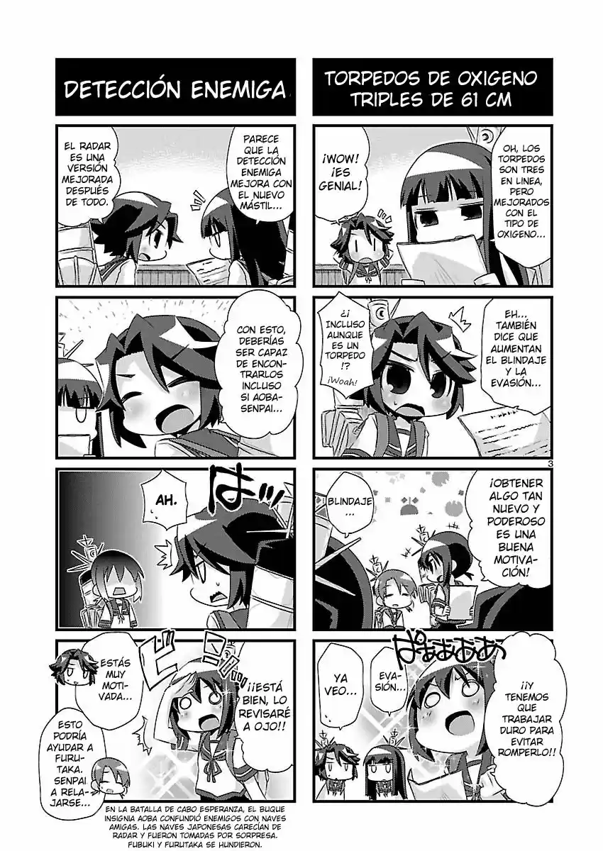 Kantai Collection 4-koma Comic: Fubuki- Ganbarimasu! (2013) - Capítulo 70 - Página 3 - LectorTMOo