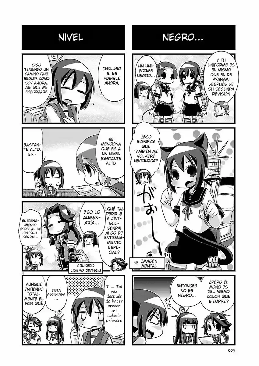 Kantai Collection 4-koma Comic: Fubuki- Ganbarimasu! (2013) - Capítulo 70 - Página 4 - LectorTMOo