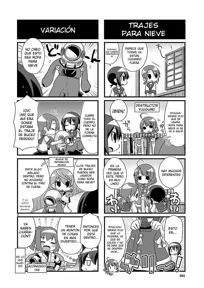 Kantai Collection 4-koma Comic: Fubuki- Ganbarimasu! (2013) - Capítulo 72 - Página 2 - LectorTMOo