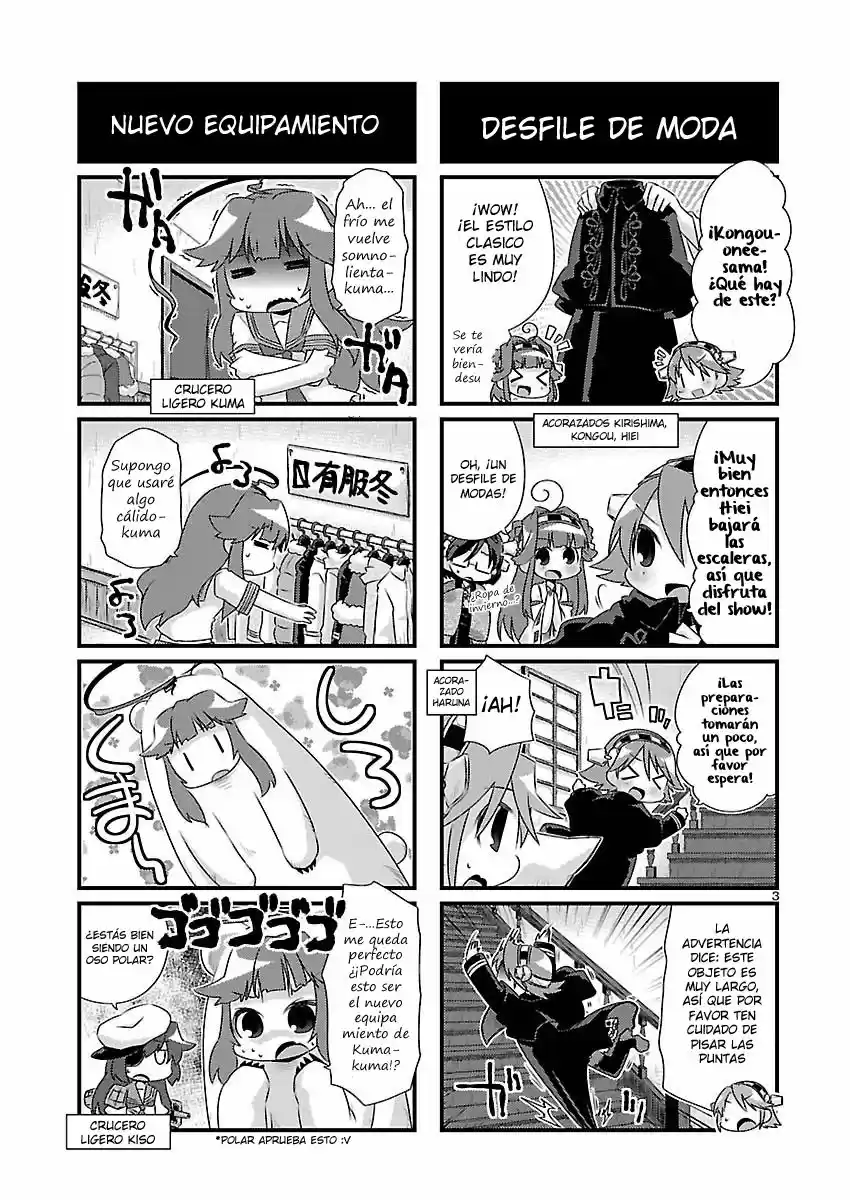 Kantai Collection 4-koma Comic: Fubuki- Ganbarimasu! (2013) - Capítulo 72 - Página 3 - LectorTMOo