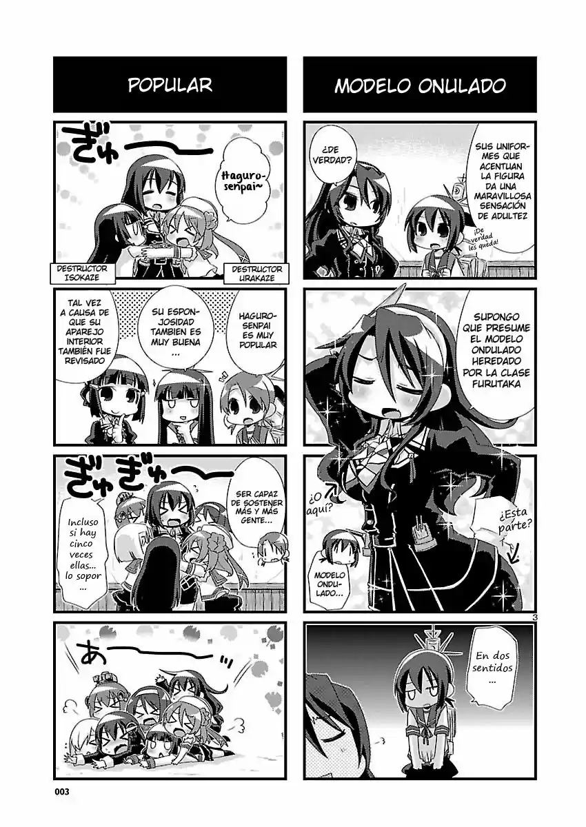 Kantai Collection 4-koma Comic: Fubuki- Ganbarimasu! (2013) - Capítulo 73 - Página 3 - LectorTMOo
