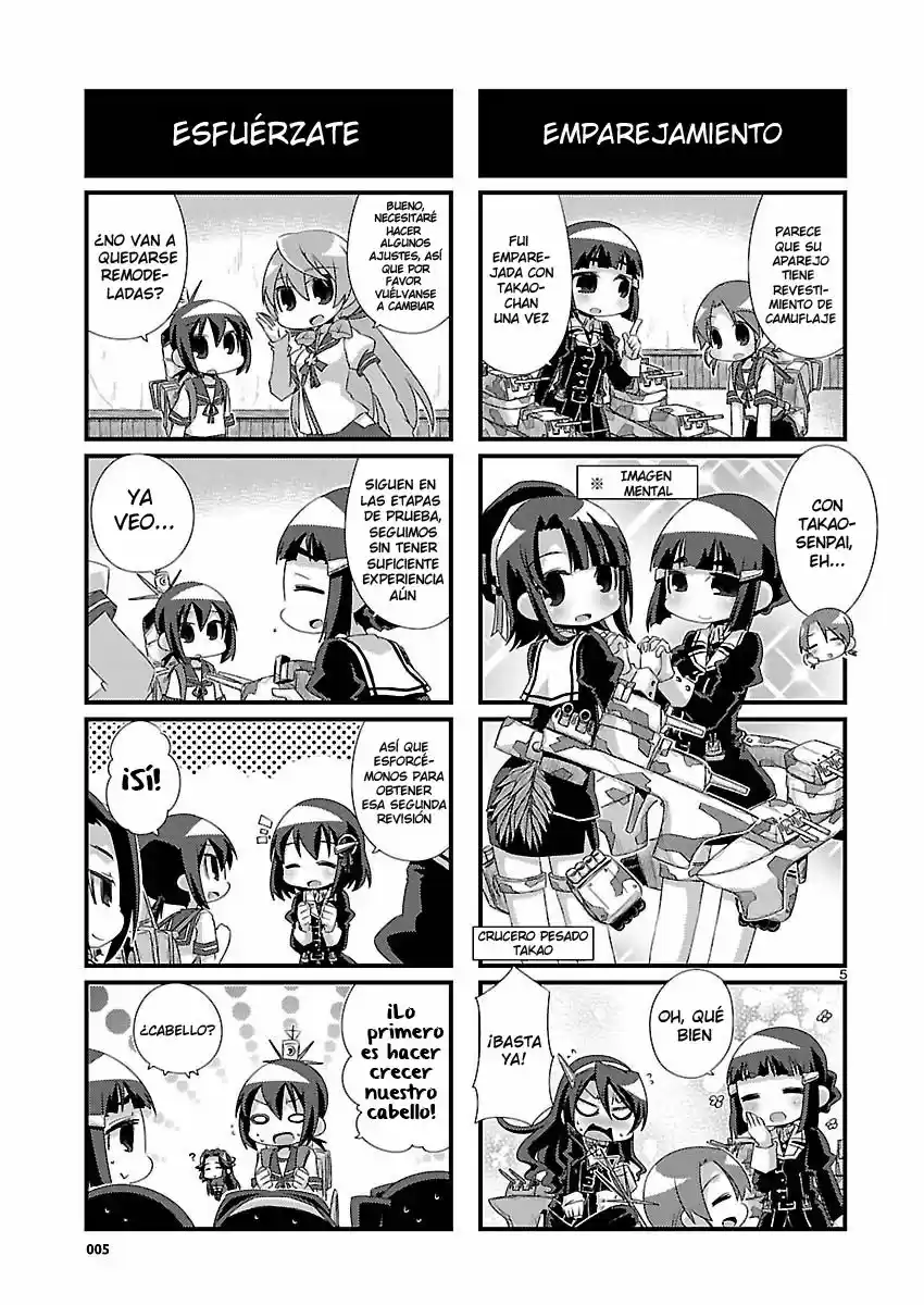 Kantai Collection 4-koma Comic: Fubuki- Ganbarimasu! (2013) - Capítulo 73 - Página 5 - LectorTMOo