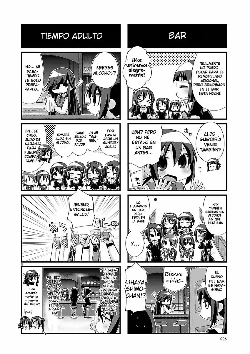 Kantai Collection 4-koma Comic: Fubuki- Ganbarimasu! (2013) - Capítulo 73 - Página 6 - LectorTMOo