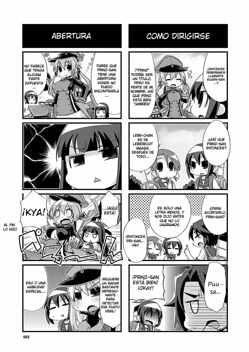 Kantai Collection 4-koma Comic: Fubuki- Ganbarimasu! (2013) - Capítulo 77 - Página 3 - LectorTMOo