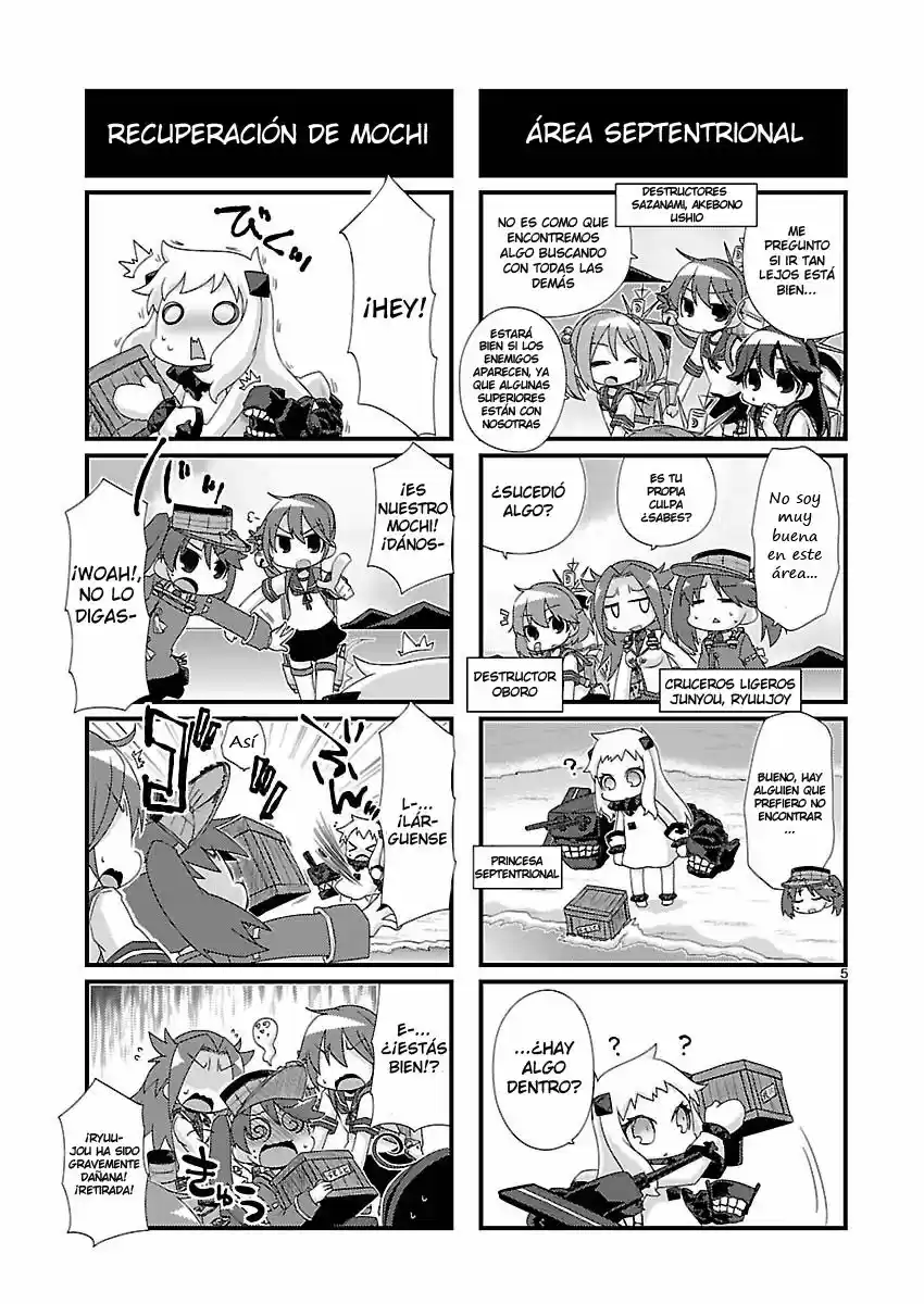 Kantai Collection 4-koma Comic: Fubuki- Ganbarimasu! (2013) - Capítulo 78 - Página 5 - LectorTMOo