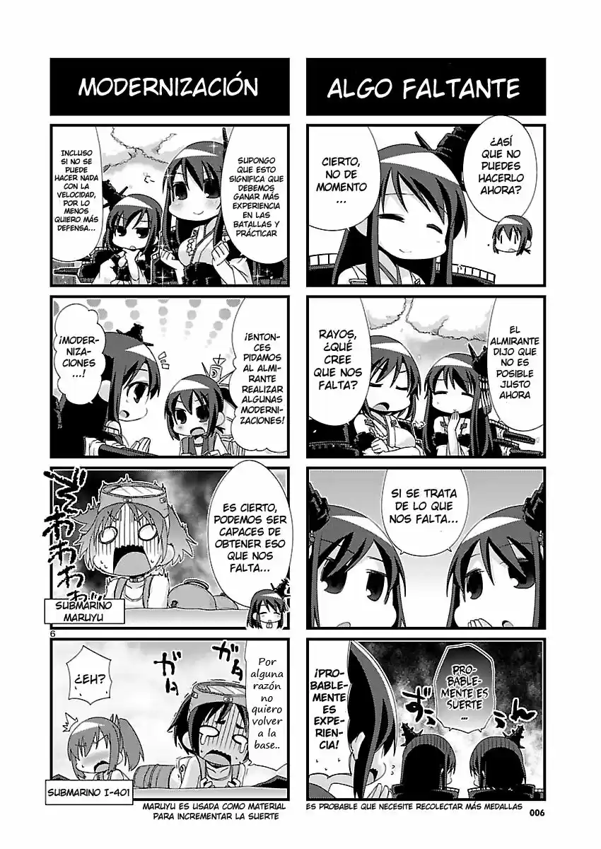 Kantai Collection 4-koma Comic: Fubuki- Ganbarimasu! (2013) - Capítulo 79 - Página 6 - LectorTMOo