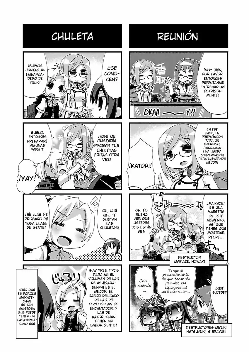 Kantai Collection 4-koma Comic: Fubuki- Ganbarimasu! (2013) - Capítulo 82 - Página 3 - LectorTMOo