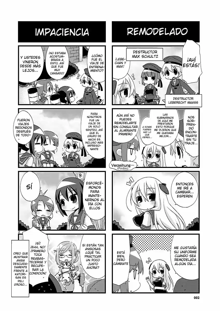 Kantai Collection 4-koma Comic: Fubuki- Ganbarimasu! (2013) - Capítulo 83 - Página 2 - LectorTMOo