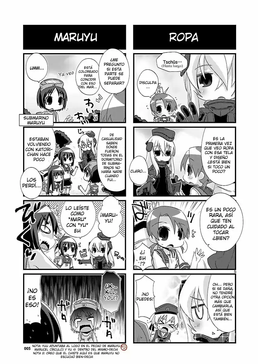 Kantai Collection 4-koma Comic: Fubuki- Ganbarimasu! (2013) - Capítulo 83 - Página 5 - LectorTMOo