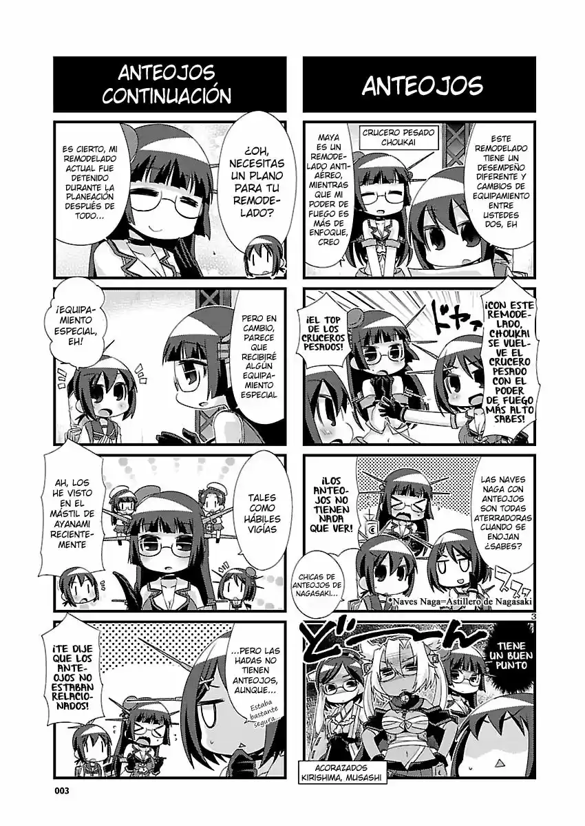 Kantai Collection 4-koma Comic: Fubuki- Ganbarimasu! (2013) - Capítulo 84 - Página 3 - LectorTMOo