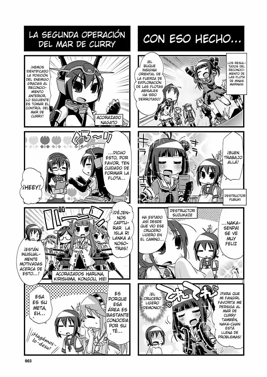 Kantai Collection 4-koma Comic: Fubuki- Ganbarimasu! (2013) - Capítulo 85 - Página 3 - LectorTMOo