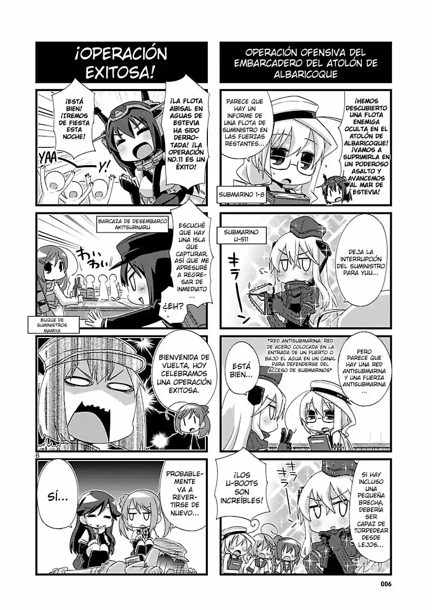 Kantai Collection 4-koma Comic: Fubuki- Ganbarimasu! (2013) - Capítulo 85 - Página 6 - LectorTMOo