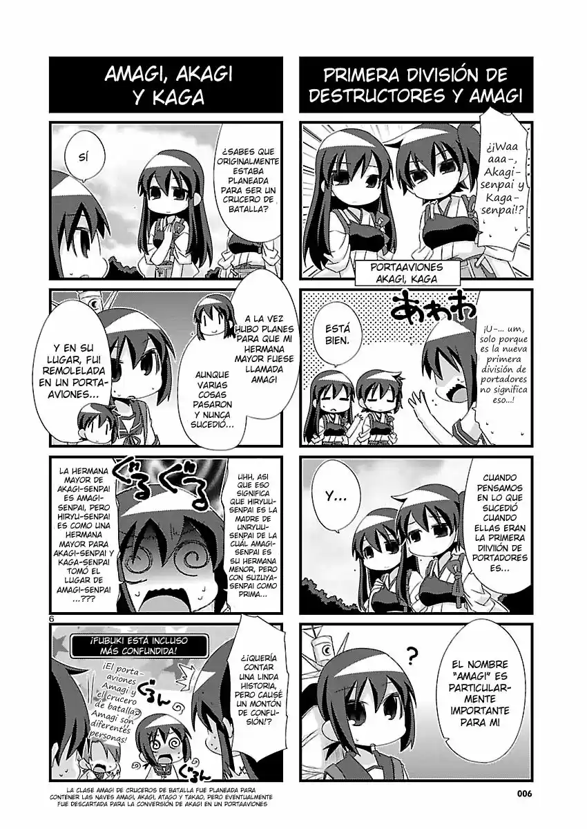 Kantai Collection 4-koma Comic: Fubuki- Ganbarimasu! (2013) - Capítulo 88 - Página 6 - LectorTMOo